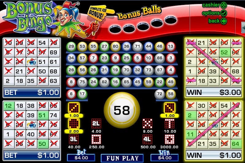 Bonus Bingo - $10 No Deposit Casino Bonus